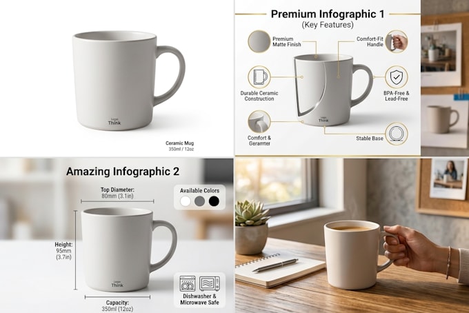 design realistic photoshop editing for amazon products