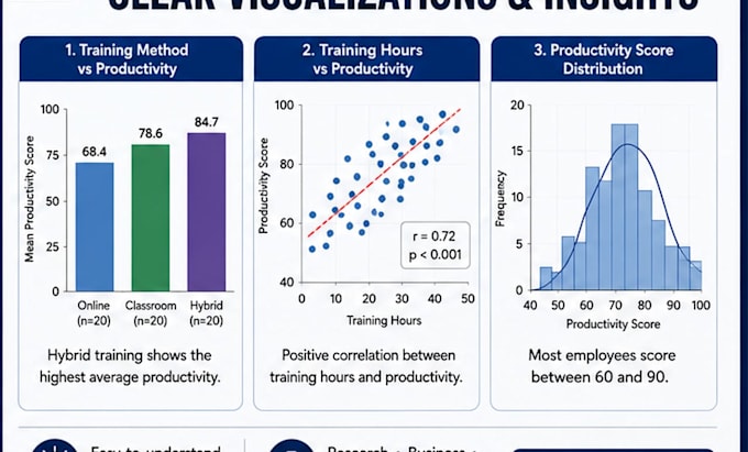 analyze your data using python, spss, stata or excel