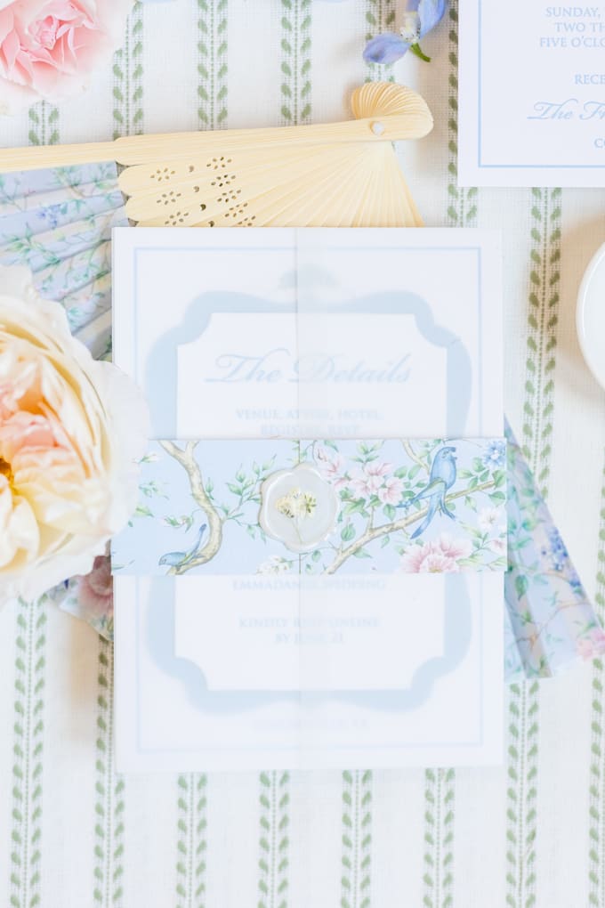 design a custom luxury wedding invitation suite for you