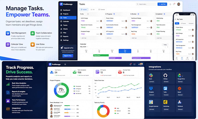 develop project management software