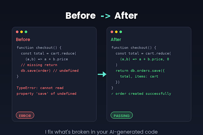 debug, review, and fix your ai generated code
