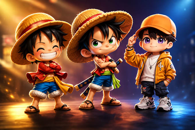 create 3d mascot characters for games, brands and animation