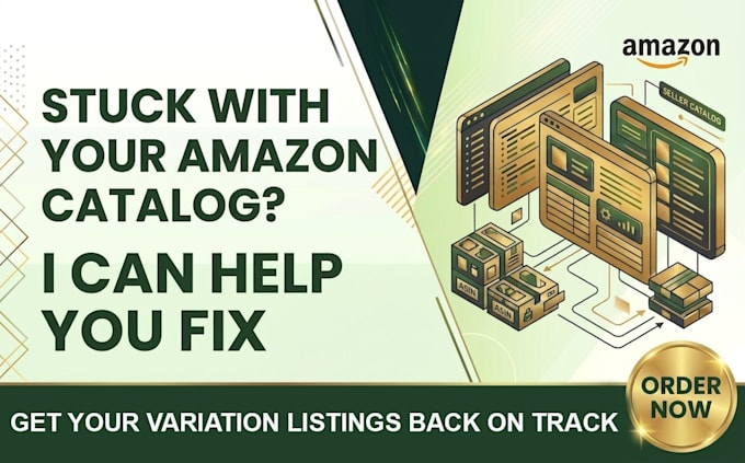 create amazon product listing variation or fix amazon listings