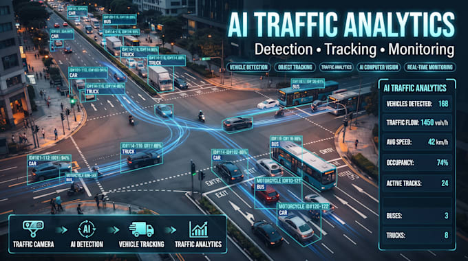 build real time vehicle detection and tracking software for traffic cameras