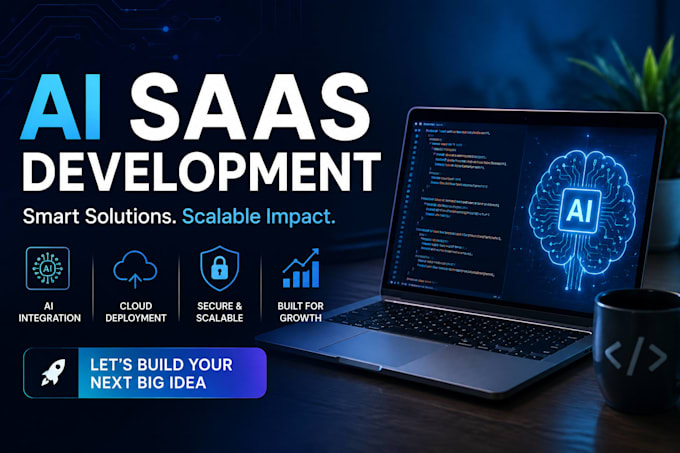 build full stack ai software, saas web app, software developer ai web