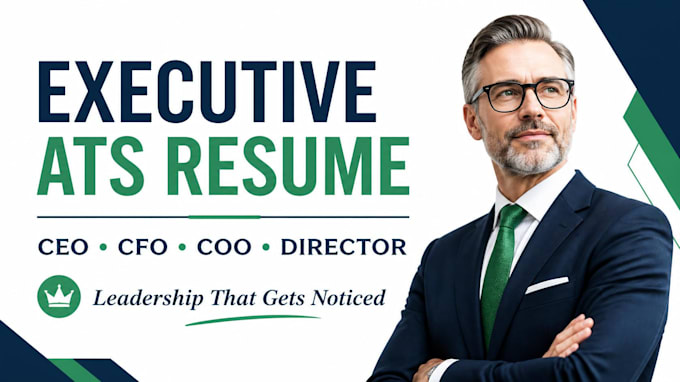 write an ats executive resume and CV