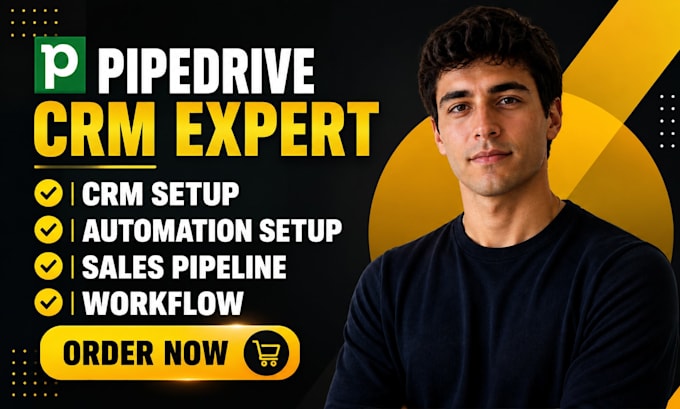 be your pipedrive CRM setup and optimization expert