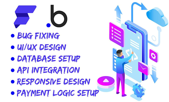 develop flutterflow webapp bubble io saas website flutter flow mobile app nocode