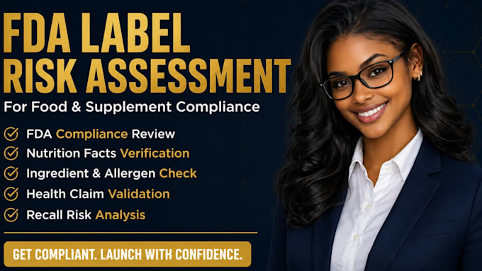 do fda label risk assessment for food compliance