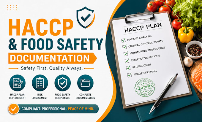 develop haccp plans and food safety documentation