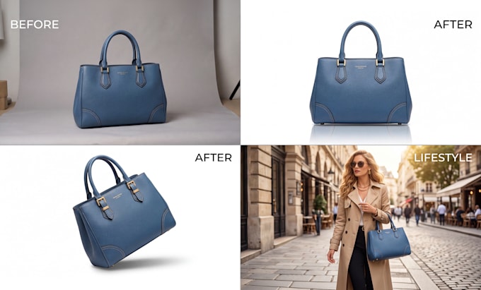 do professional product image editing and lifestyle edits