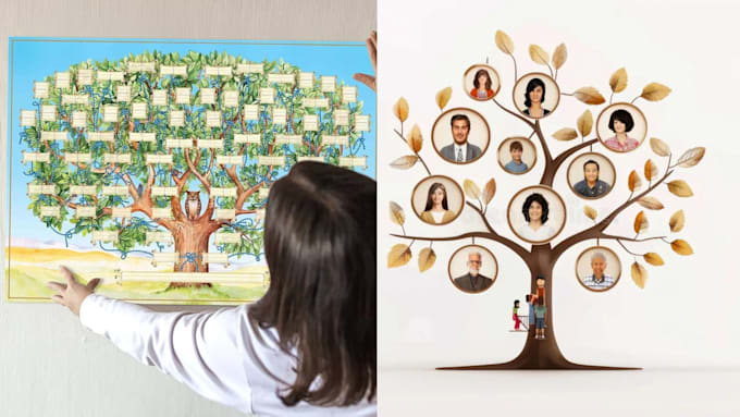 design, digitize, or recreate large complex family trees