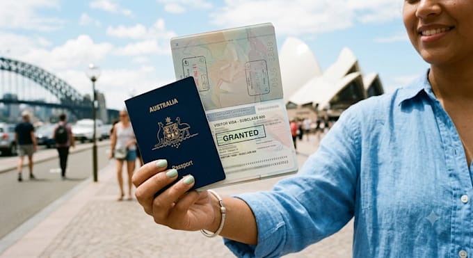 assist with australia tourist visa application and documents