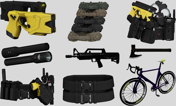 create unique custom fivem props, game assets gta 5 object weapon armor and more