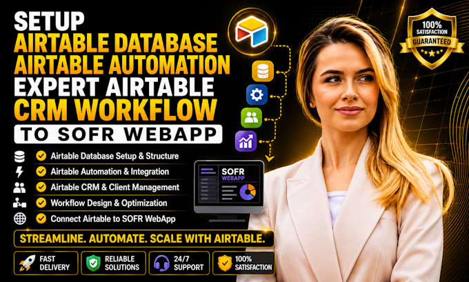 setup airtable database airtable automation expert airtable crm sofr webapp