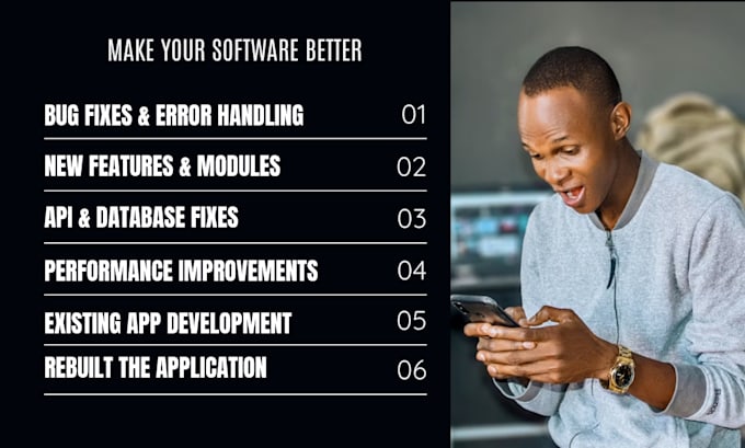 fix bugs and feature development to web apps