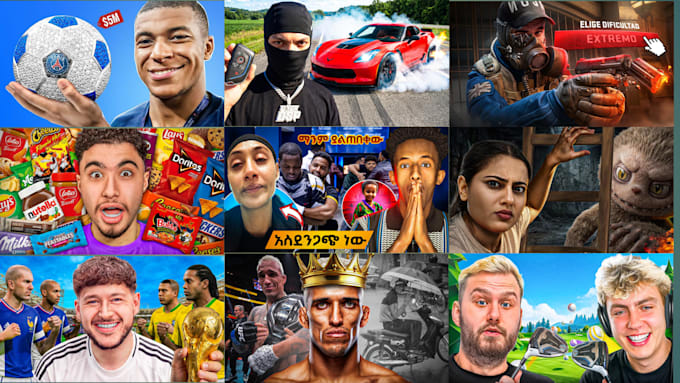 design professional youtube thumbnail