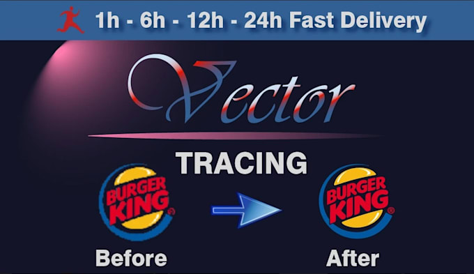 vectorize image manual vector trace vectorise logo or vector trace conversion