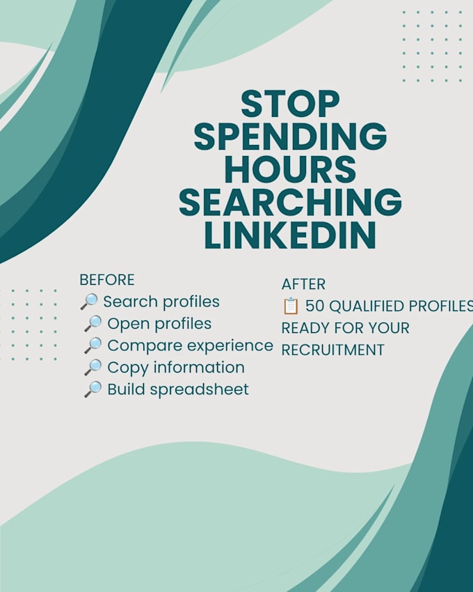 source 50 qualified candidates on linkedin