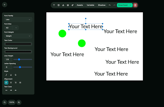 build fabricjs canvas editor, drag drop design tool using fabric js