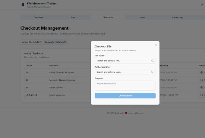 build an document management system for your business