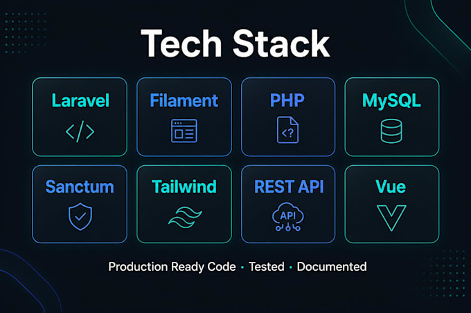 build custom laravel API and filament admin panel