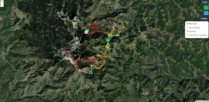 build a custom interactive web map with leaflet or mapbox