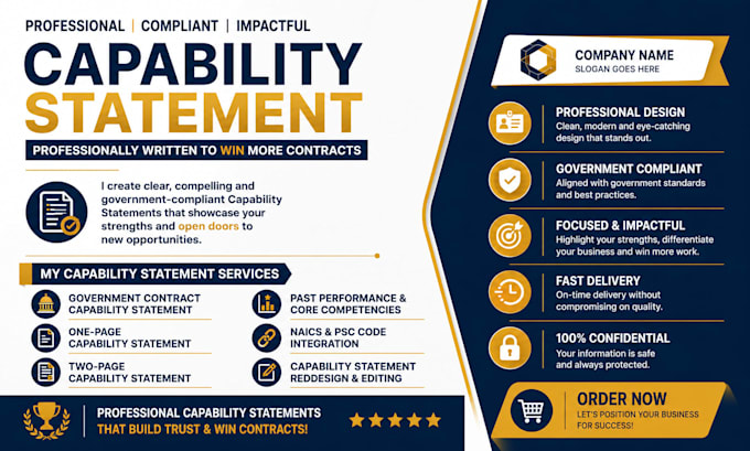 design a winning government capability statement
