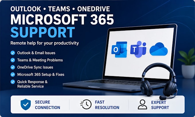 fix microsoft outlook and microsoft 365 issues remotely