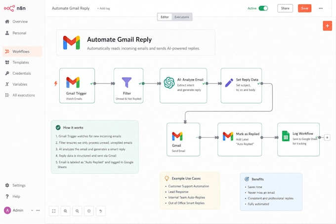 automate replies for your emails