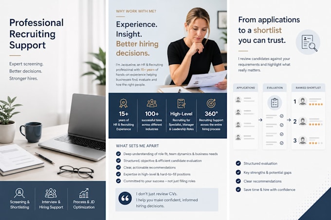 screen and shortlist candidates for your open position