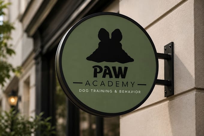 create your pet paw into unique illustration line art