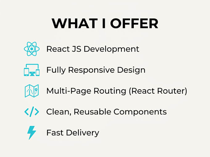 fix redesign or improve your react js website