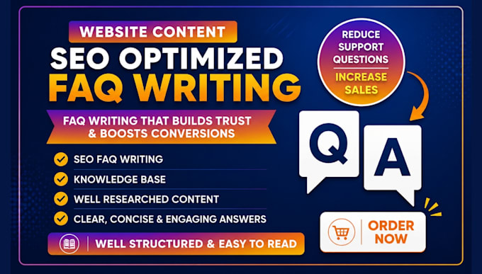 write saas faq, knowledge base, ai chatbot, customer support content faq writing