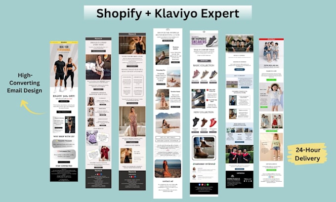 design custom klaviyo email templates in figma