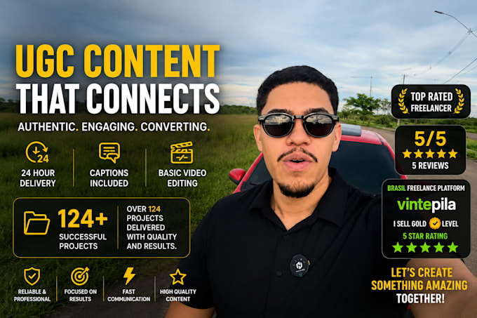 create brazilian ugc testimonial videos and ads