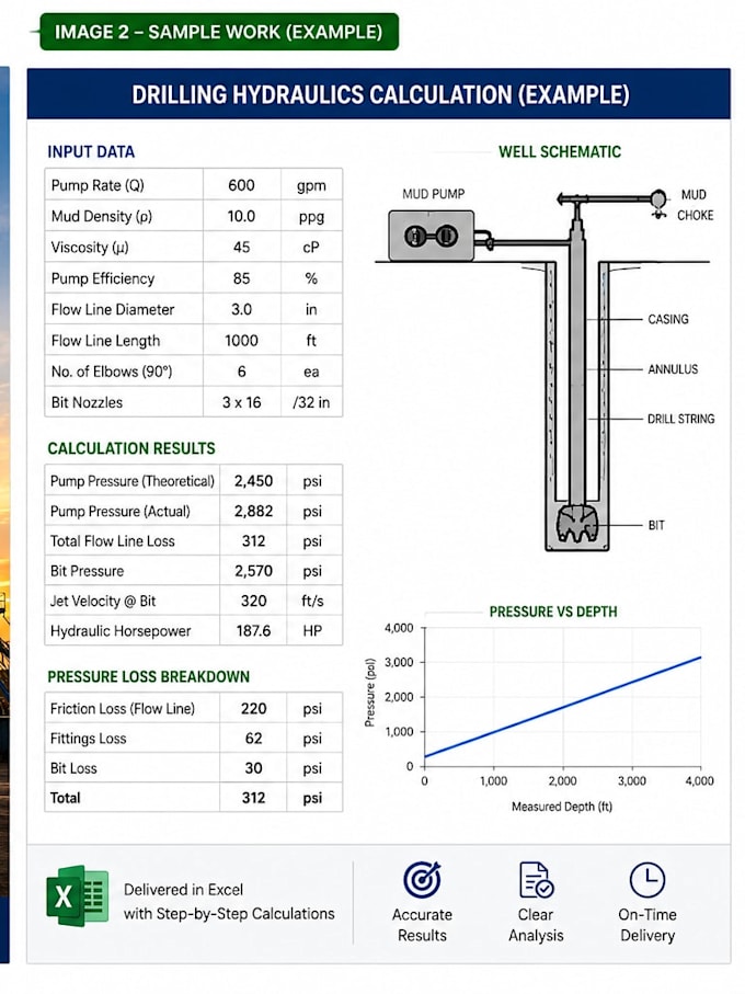 do drilling and petroleum engineering calculations