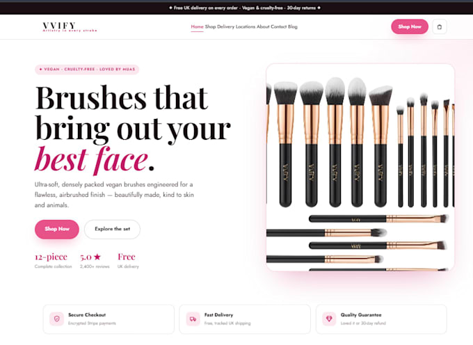 build a modern responsive ecommerce store