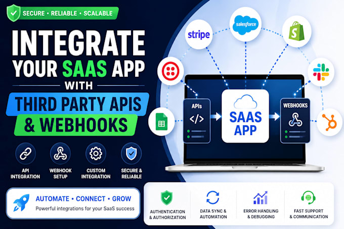 integrate your saas app with third party apis and webhooks