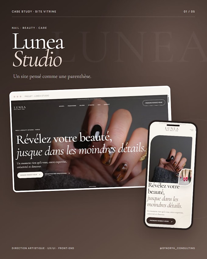 create modern and pro website