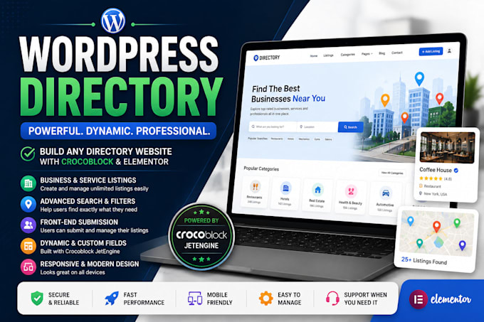 directory website business directory wordpress directory crocoblock dynamic