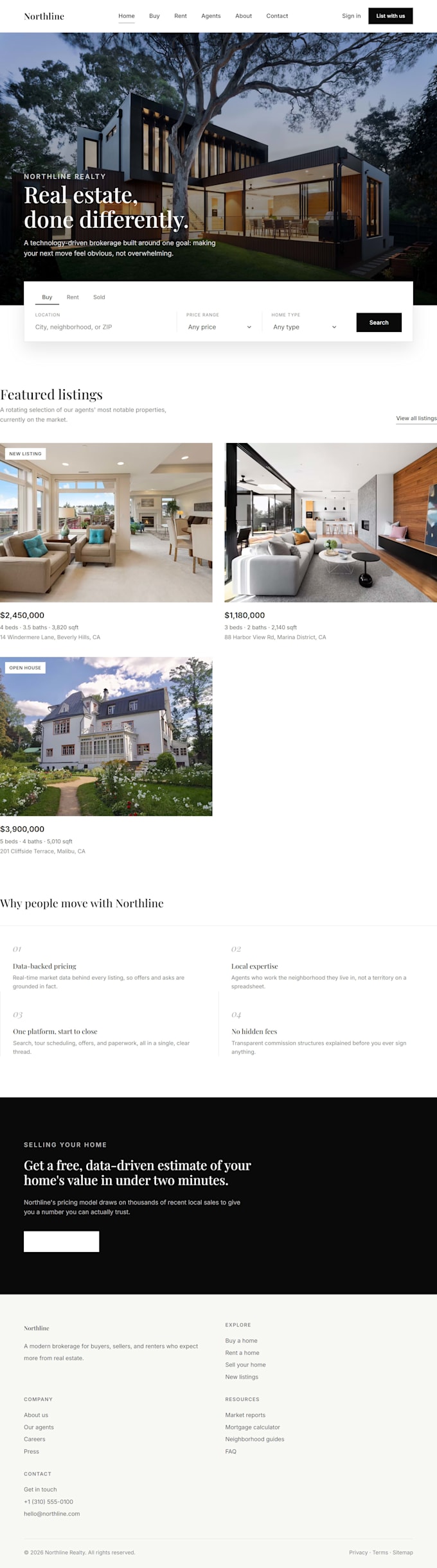 build a property listing wordpress website