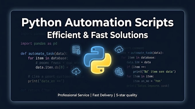 write a python script to automate any repetitive task for you
