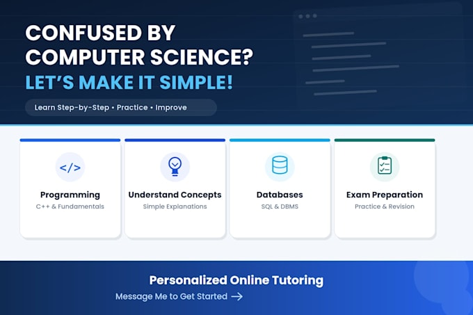 tutor you in computer science and programming
