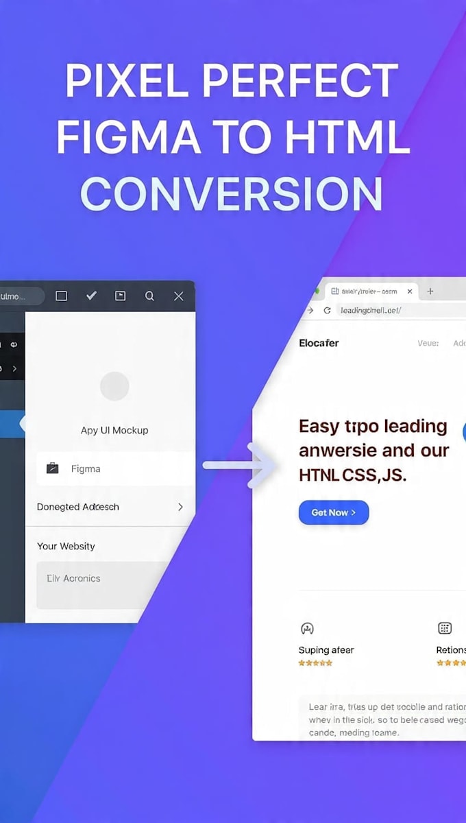 build modern landing page in HTML CSS js