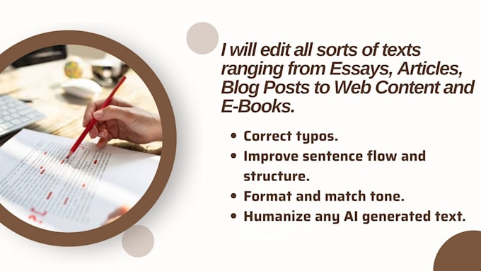 proofread and humanize ai or human written english text