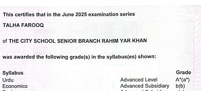 tutor o level english math and urdu