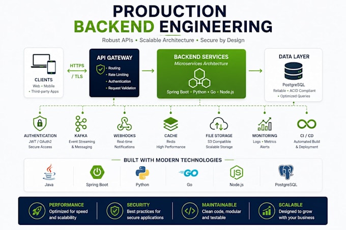 build a scalable backend API for your application
