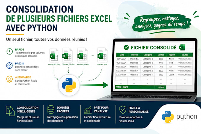 automate the consolidation of multiple excel files with python