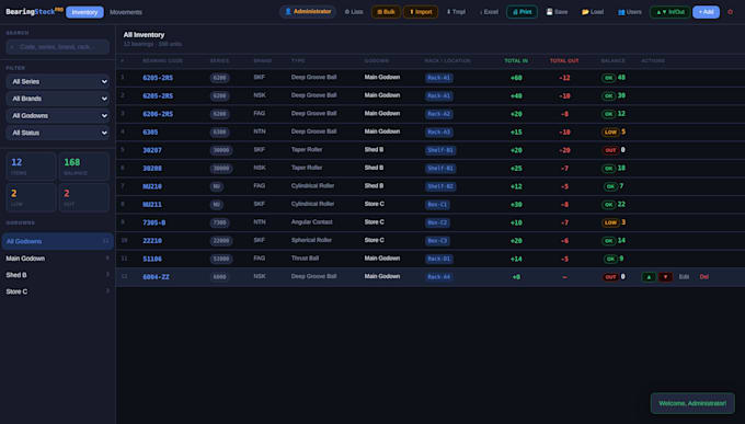 create an automated excel inventory management system